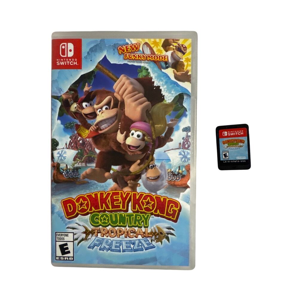 Donkey Kong Country: Tropical Freeze (Nintendo Switch, 2018) CIB Tested
